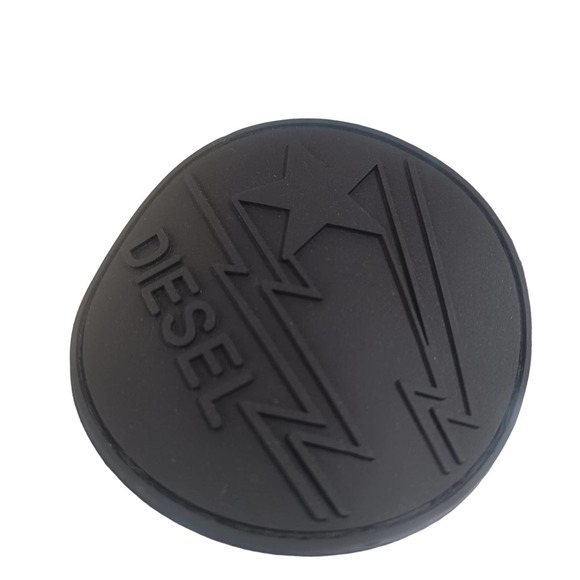 DIESEL Girls Silver Metallic Puffer Removable Faux Fur Jacket Size 14 - Picture 6 of 6